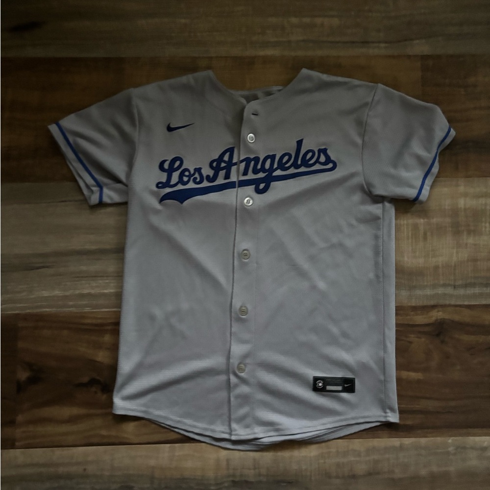 Gray Los Angeles Baseball Jersey
